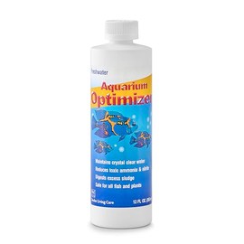Freshwater Aquarium Optimizer, Crystal Clear Water Treatment, Reduces Ammonia, 12 Fl Oz