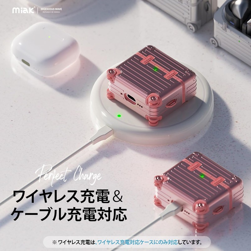 miak AirPods 4 Case, AirPods 4th Generation Case, Carrying Case,