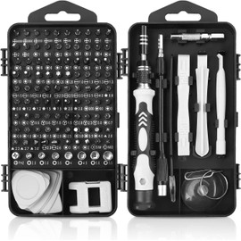 Juego de Destornilladores  Set Destornilladores Precisión 115 en 1  Kit de Herramientas Magnéticas Precision de Reparación de Bricolaje Profesional