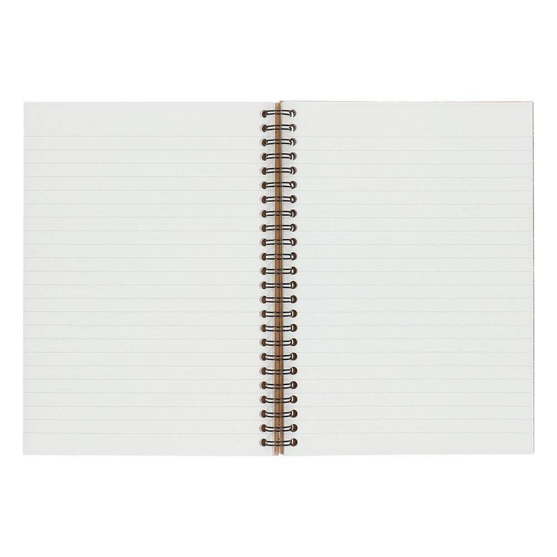 Rhino 5.8 x 8.3 Inches A5 Recycled Twin Wire Notebook,