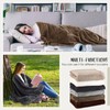 Buryeah Buryeah 6 Pcs Flannel Soft Throw Blanket Bulk Waffle
