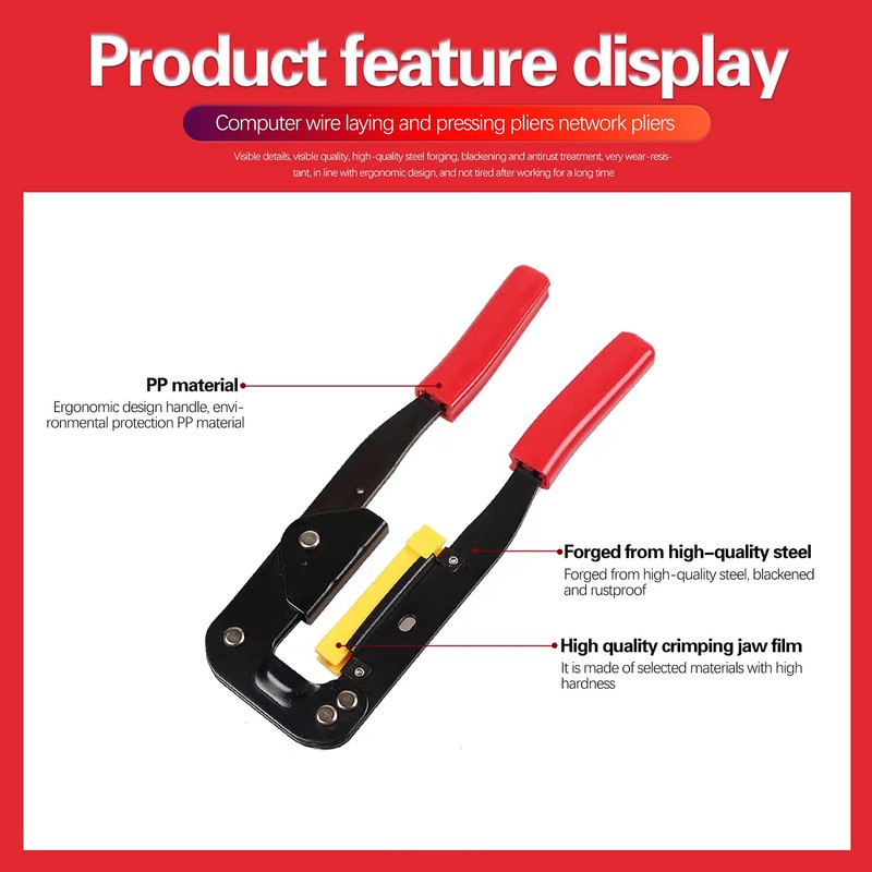 YUMILI IDC Crimping Tool, Cable Crimping Tool, Professional IDC Crimping