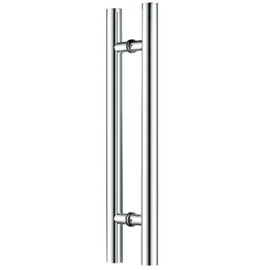 Canzak 32 inch Brushed Stainless Steel Pull Push Door Handles, Interior or Exterior, Contemporary, Modern