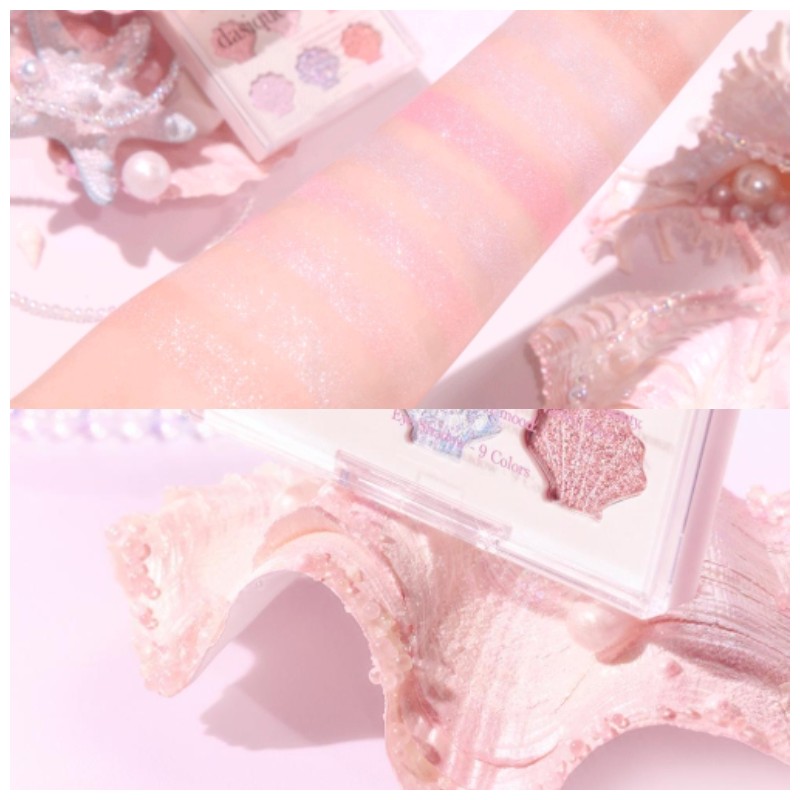 DASIQUE Shadow Palette 9colors [Twinkle Mermaid Collection], Color:34 Twinkle Mermaid