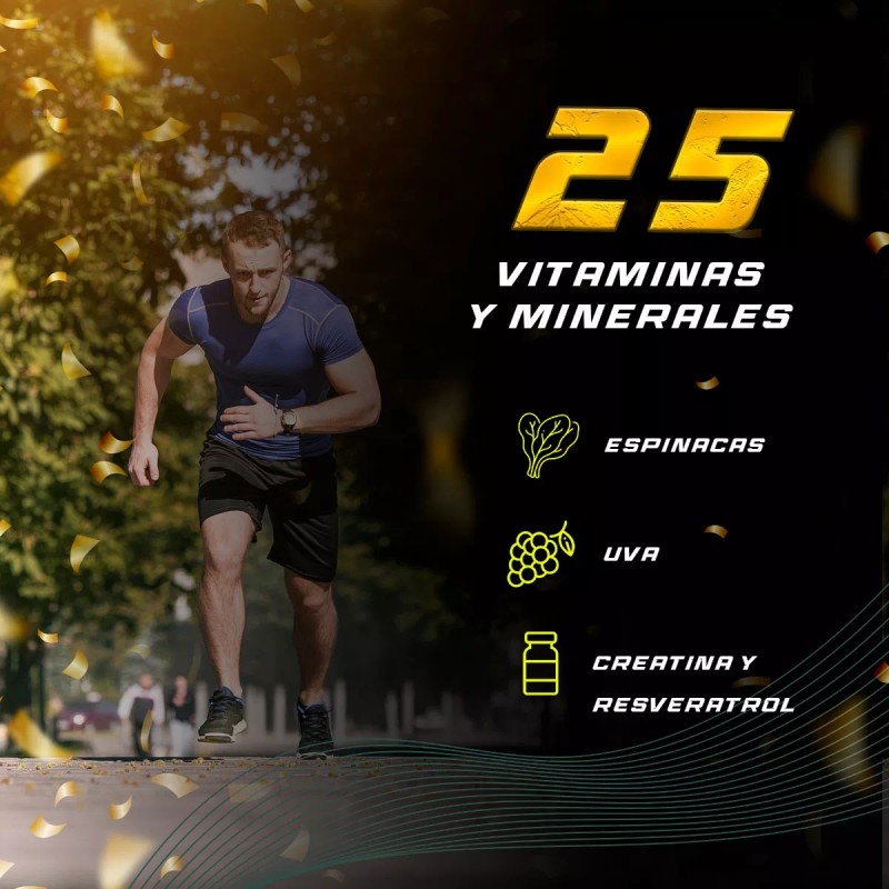 Bpn Pro Creatina Monohidratada Pura Y Multivitaminico Para Hombres Sabor