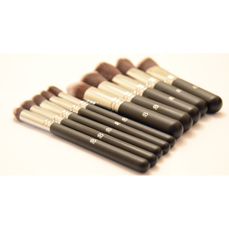 IB Essential 10pc Piece Luxury Black With Chrome Copper Silver