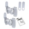 Naissian RV Thumb Cam Lock,Keyless Thumb Twist Operated, for Boat,