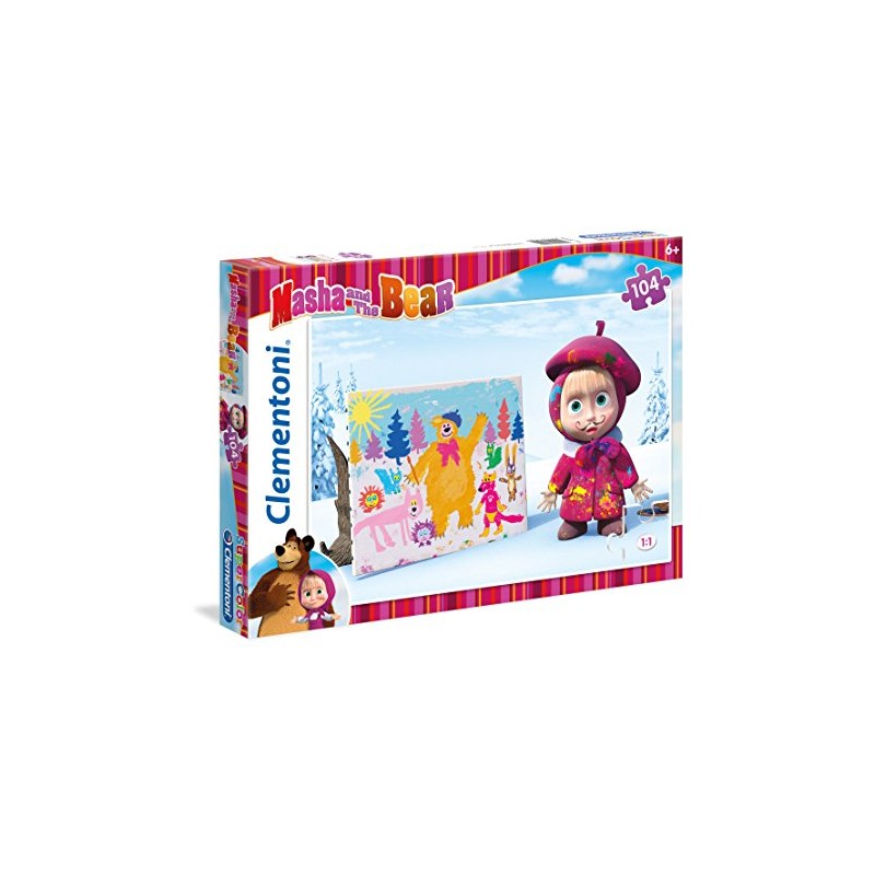 Clementoni – Jigsaw Puzzle – 104 Pieces – Masha And