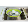SAMMART 5L Expandable and Collapsible TPE/PP Oval Strainer Over The