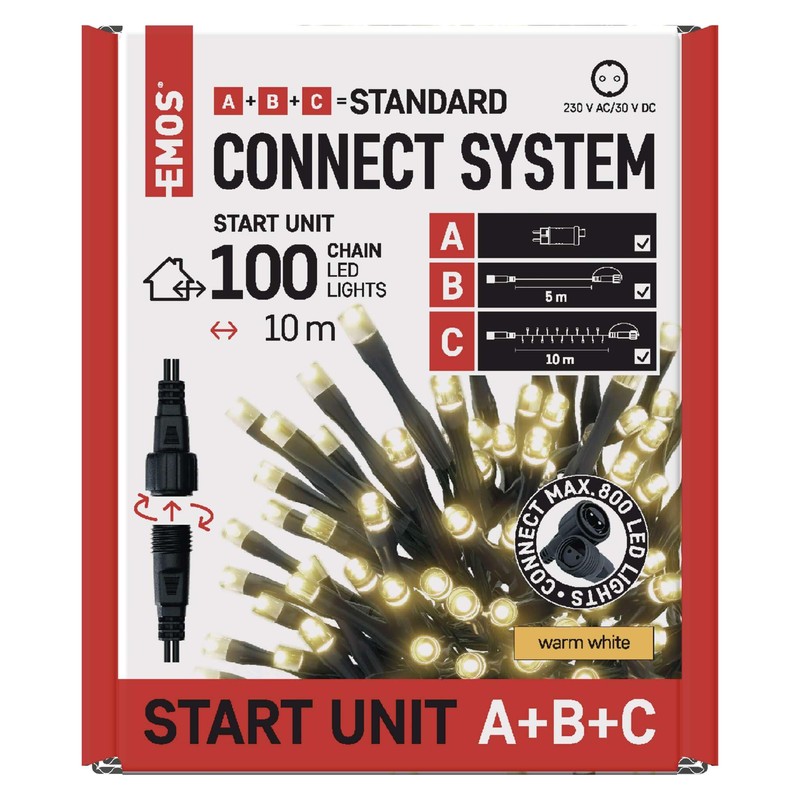 EMOS Connect System Basic Set Standard Christmas Fairy Lights, 10