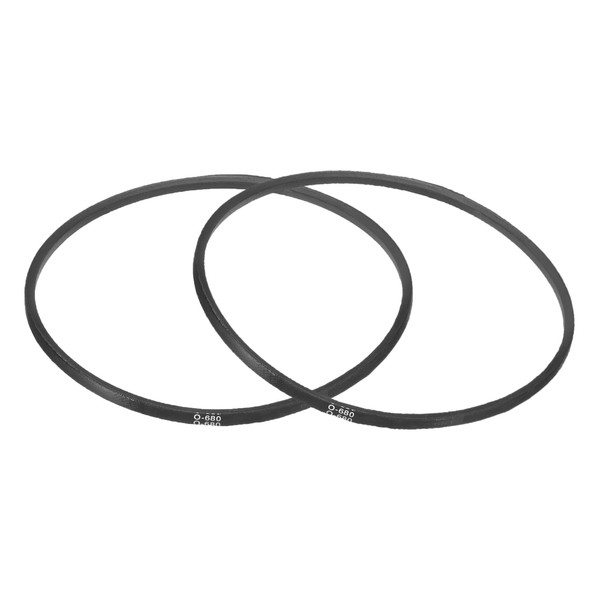 QUARKZMAN 2 pieces O-680 O-type V-belt 680 mm/26.8 inch inner