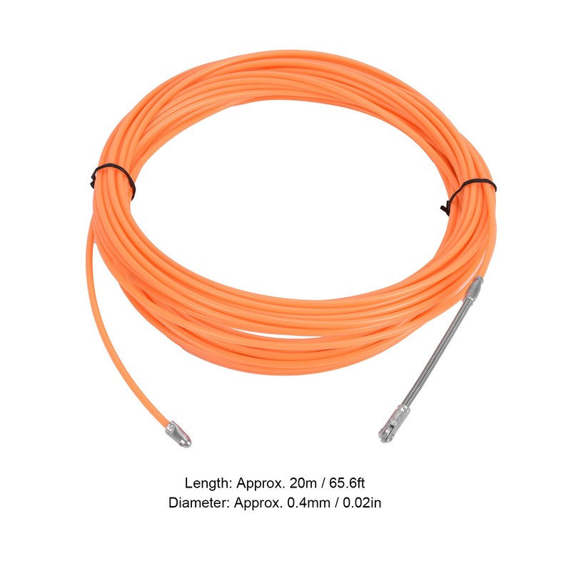 20m / 65.6ft Through Wall Wire Threader Wire Puller Threading
