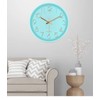 ARASO 8" Wall Clock, Silent Non Ticking Quality Quartz Battery