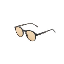 RemedyLens Ren Round Acetate FL-41 Tinted Lenses for Migraine Relief, and light Sensitivity Black Frame with Marble Temple
