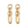 Elli Women's Earrings Link Chain Element Gold Colour, Brass, No