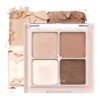 Rom& Better Than Eyes Eye Palette, N01 Dried Willow Flower, 1 pc / 롬앤 베러 댄 아이즈 아이팔레트, N01말린버들꽃, 1개