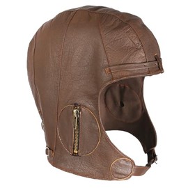 Rothco WWII Style Leather Pilot Helmet, XL/2XL