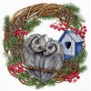 MP Studia Owl Devotion SNV-712 MP Studia Counted Cross Stitch