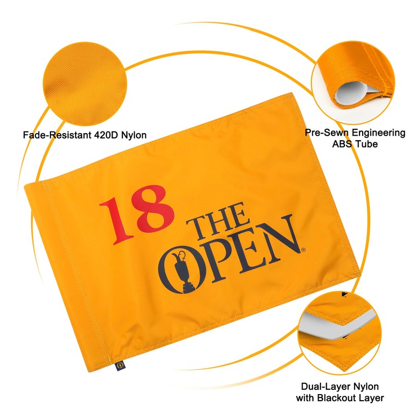 COGOLFING Standard TheOpen Golf Flag, Tube Insert, 14x20 Inch 420D