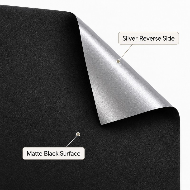 100% Blackout Window Cover for Bedrooms – Light Blocking Privacy