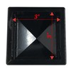 3" x 3" Aluminium Ball Top Post Cap for Metal
