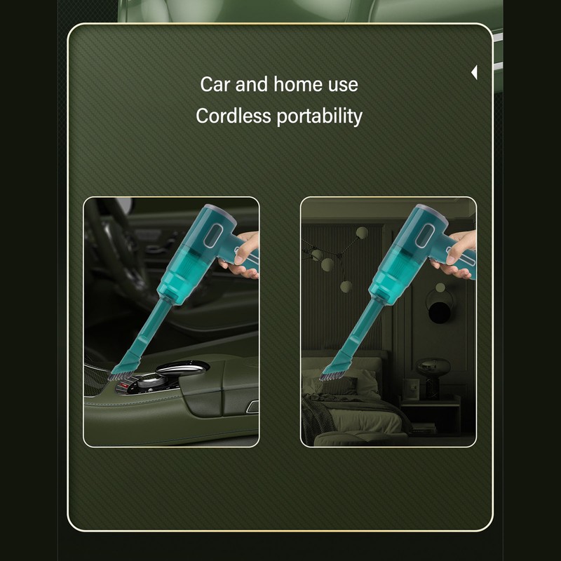 Portable Car Vacuum Cleaner Professional Efficient Safe Cordless Handheld Vacuum
