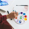6 Pack Paint Tray Palettes, Plastic Paint Pallet for Kids
