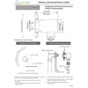 Aquaiaw Wall Supply Elbow with Flange, Tapered 1/2 NPT Female