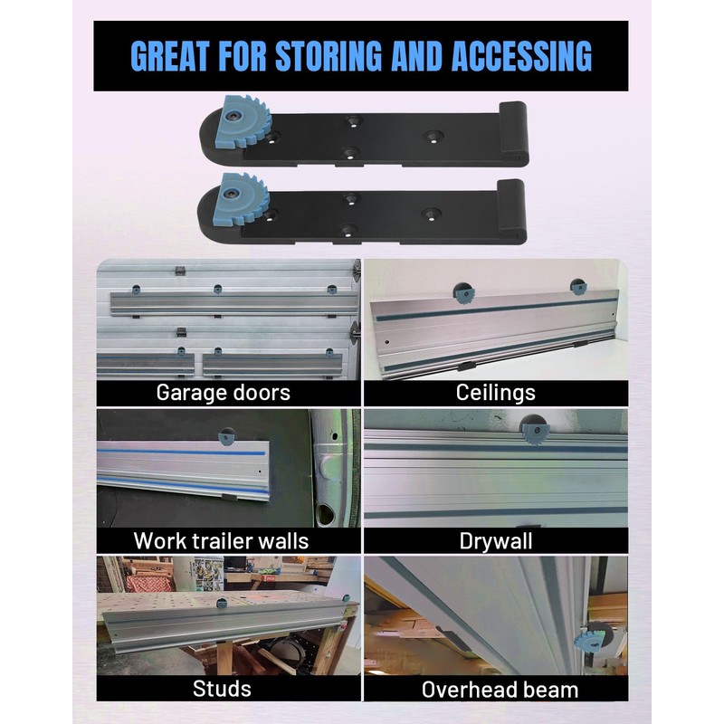 Track Saw Guide Organizer, Track Rack for Guide Rail, Guide