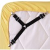 BARGAIN4ALL Bed Sheet Holder Straps 4 Pcs – 3-way Adjustable