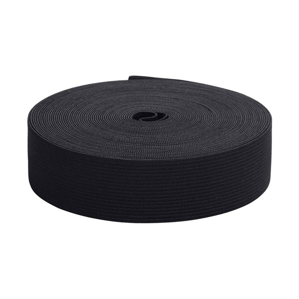 Trimming Shop 32mm (1.25 Inch) Wide Flat Elastic Band, Stretchable