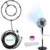 AIXXCUVQ Misting Fan Kit for Outdoor Cooling Stay Refreshed in