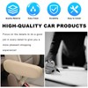 Dickno 2 PCS Car Front Seat Armrest Covers, Elastic Fabric