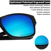 Alphax Ice Blue Optimized Polarized Engraved Replacement Lenses for Oakley