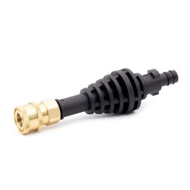 IOOOFU Extension Rod Adapter for Worx Hydroshot WG629E WG630 WG644 Car Washer Cleaning Tool Quick-Connect Rod Accessories Black + Gold Engineering Plastic + Brass