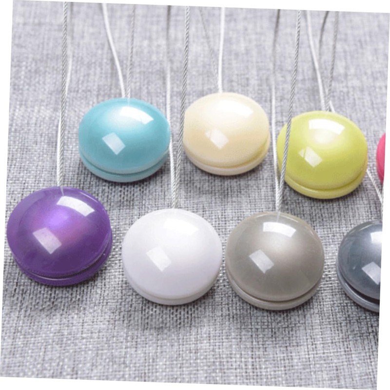 CORHAD Opal Button Magnetic Curtain Tiebacks Steel Rope Holdbacks Magnets