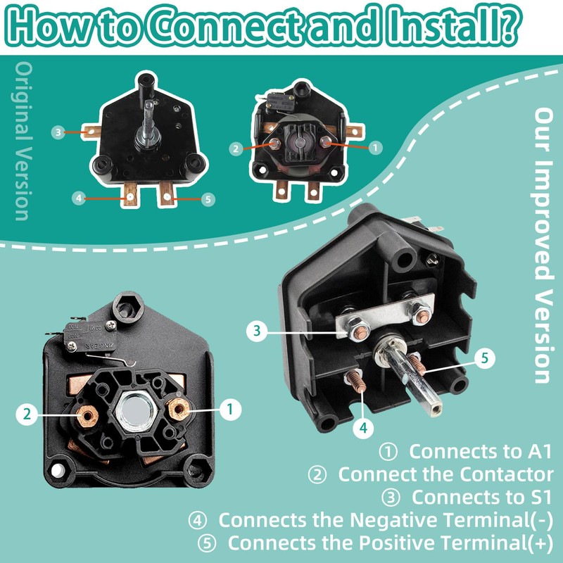 Drive-up Club Car DS Forward Reverse Switch 36v, Club Car