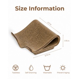 Zoeeker Self-Draining Soap Dish, Ceramic Bar Soap Holder with Drainage