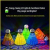 EAGLES LED Badminton Shuttlecocks - 5 Pack Lighting Birdies
