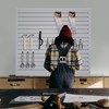 NeatiEase Slatwall Panel Wall Storage Systems, 4 x 4ft Slat