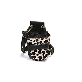 Dalmatian Scissor Case (Genuine Leather 5 Pieces)