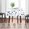 Encasa XO Printed Tablecloth 145 cm Round for 4 Seater