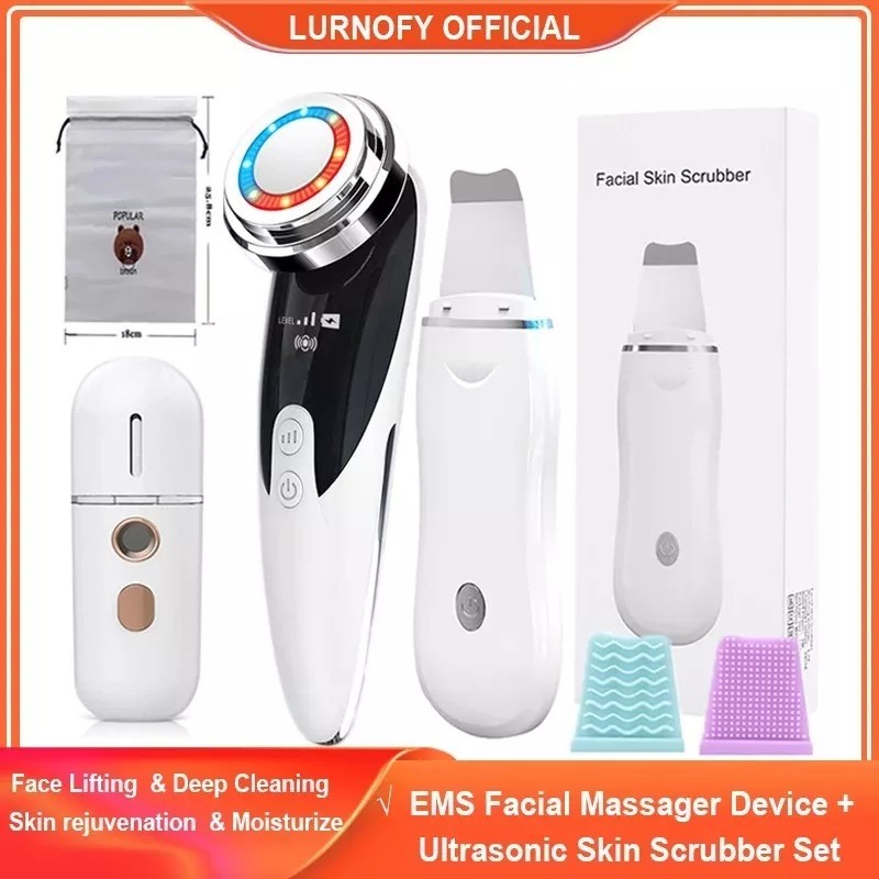 Makegina Maquina Belleza 6 En 1 Rf+ Ems+led+ultras Mas Skin