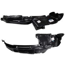 TRQ TRQ Front Inner Fender Liner Set Compatible with 2003-2006 Toyota Tundra TO1248125 TO1249125