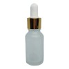 Meliars Gotero 15 Ml Cristal Matizado Bulbo Dorado ( 60