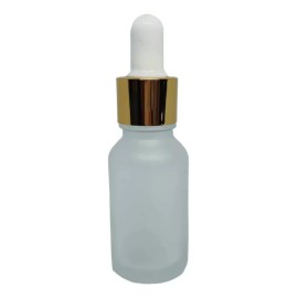 Meliars Gotero 15 Ml Cristal Matizado Bulbo  Dorado ( 60 Unidades)