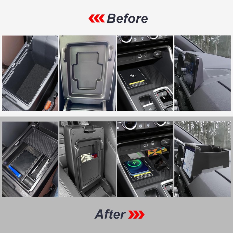 Neepiar 4PCS Center Console Organizer Compatible with 2023 2024 2025