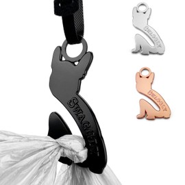 Swaggly French Bulldog Shaped Black Dog Poop Bag Holder, Durable Doggy Bag Holder for Poop Bags, Convenient Dog Waste Bag Holder, Perfect Poop Bags Holder for Dogs!