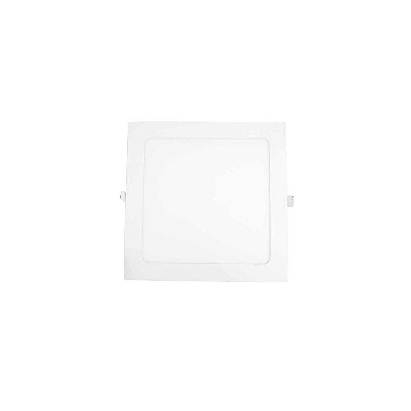 Sanelec 1265 Panel Cuadrada para empotrar, 18W, Luz Fría