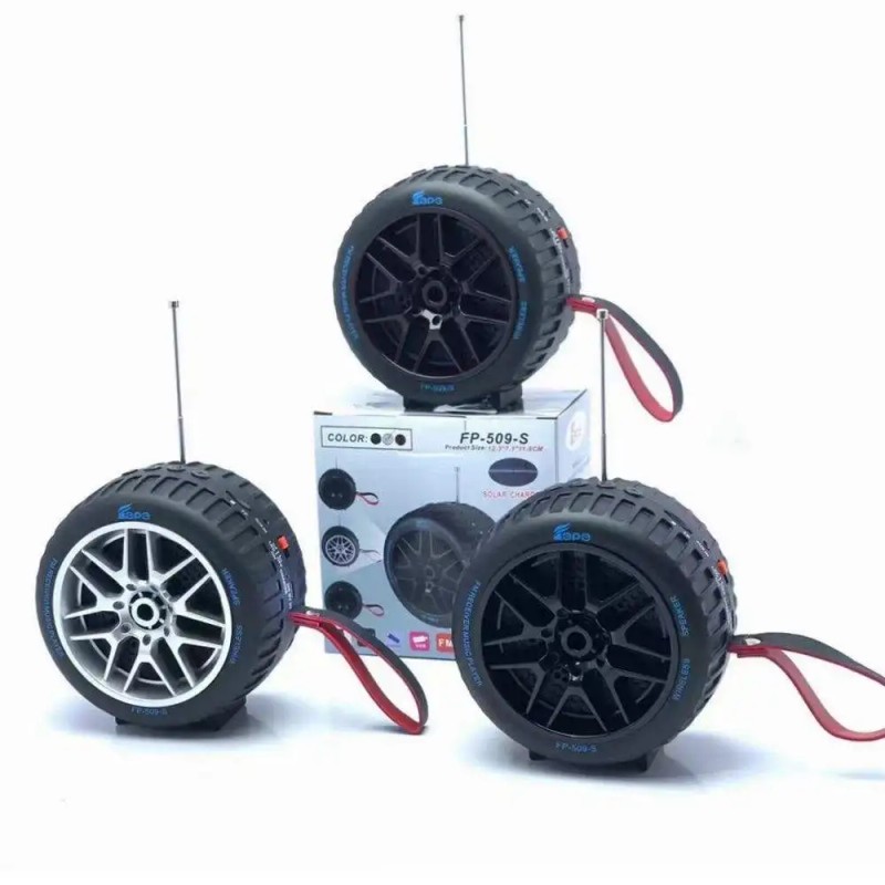 Solar-Powered Portable for Wireless Speaker USB Micro SD FM Strong